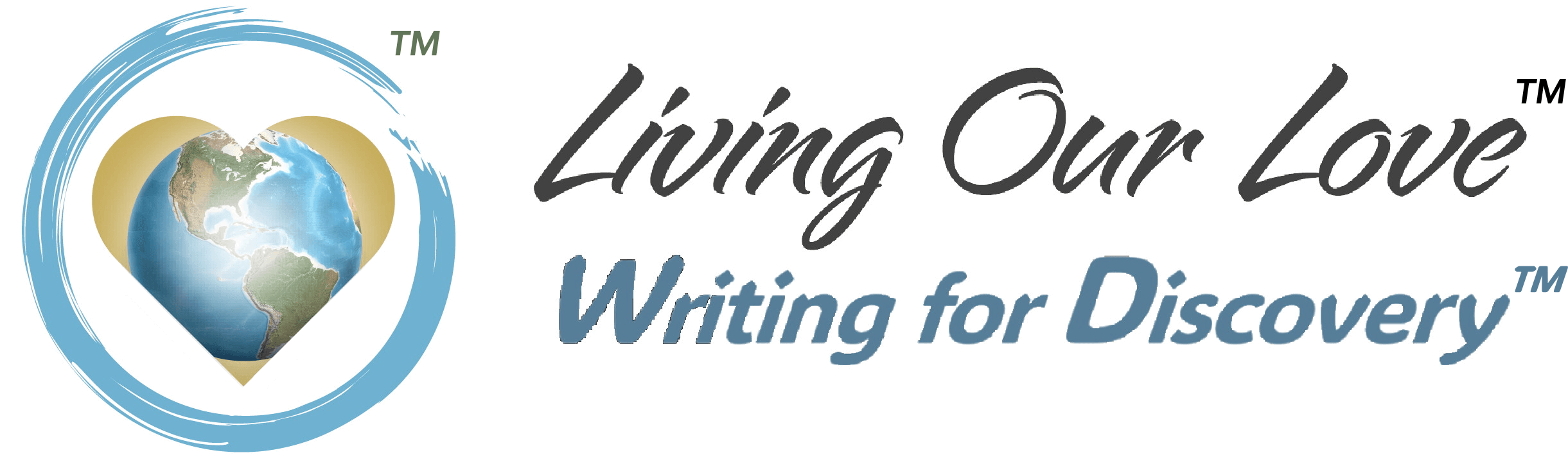 Living Our Love Horizontal Logo Transparent Background with TM