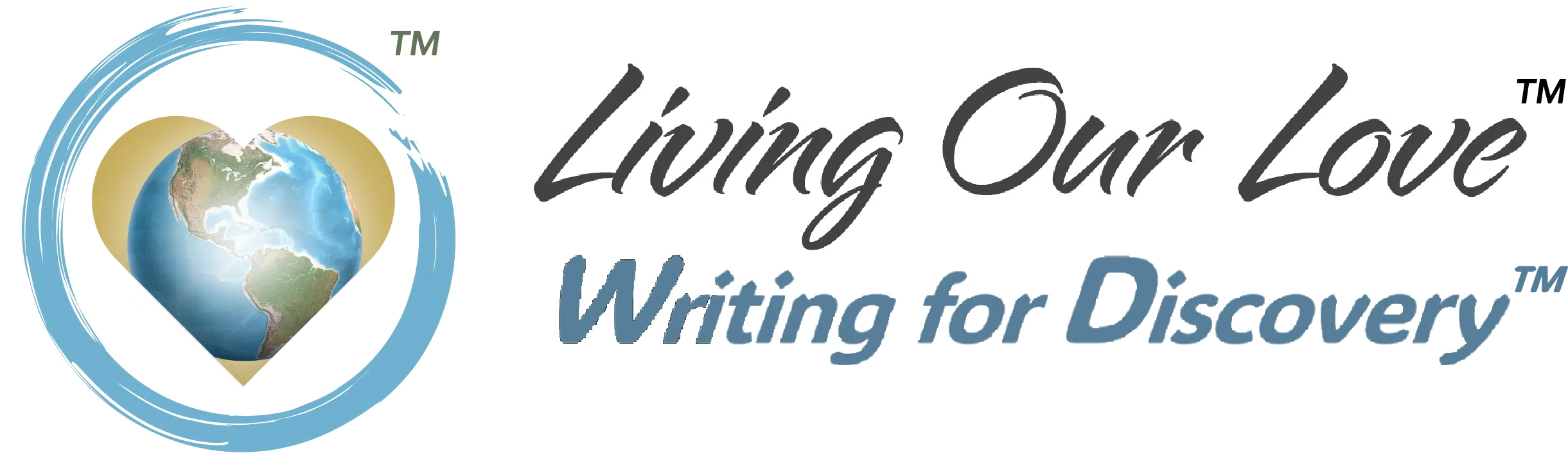 Living Our Love Horizontal Logo Transparent Background with TM